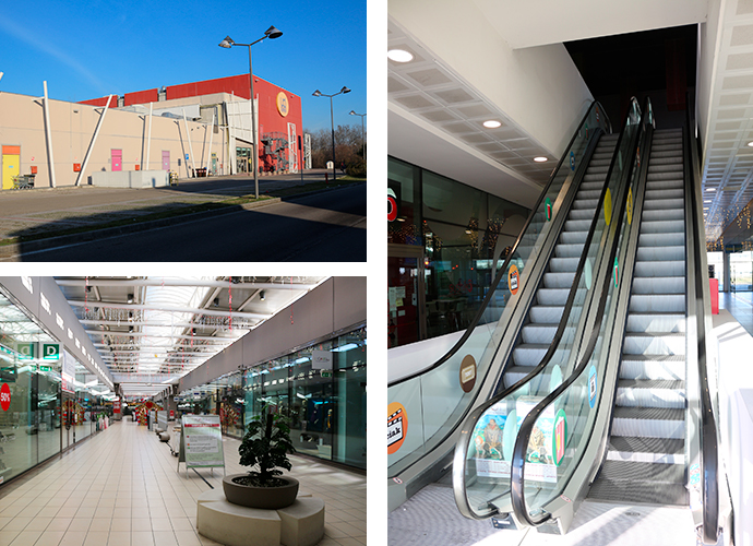 Centro commerciale in asta 