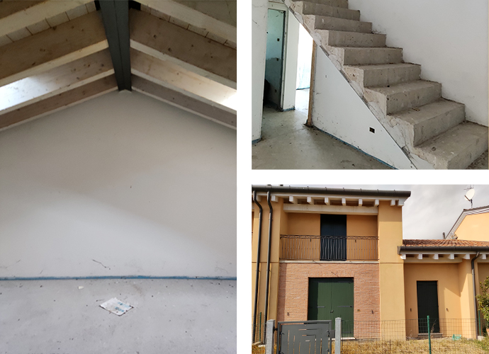 Casa a schiera al grezzo avanzato a Zero Branco